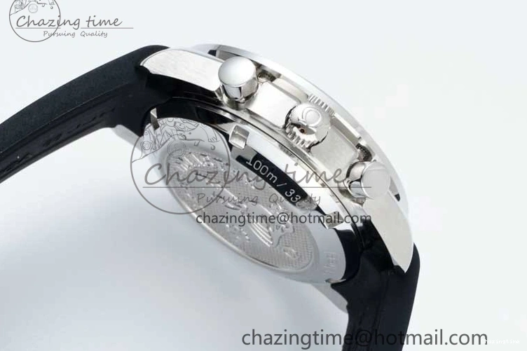 1227 SportInspired Speedmaster Racing Master SS HKF Best Edition Blue Black Dial on Black Rubber Strap A 7817